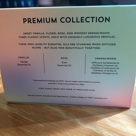 NIB 3- Home Essentials Premium Collection Essential Oils - Picture 2 of 2